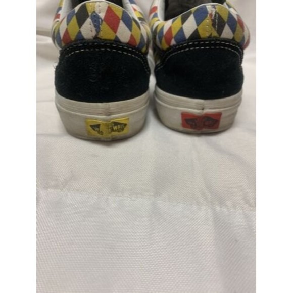 VANS Old Skool Card Suits - Black Red Size - 5.5 M, 7 W Vintage Look Good Shape - Picture 7 of 7